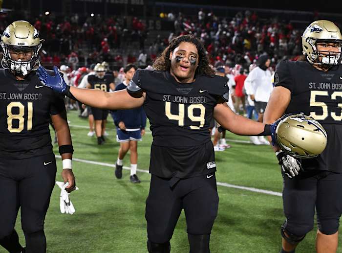 Mater Dei vs St John Bosco October 13, 2023 Photo-Heston Quan86